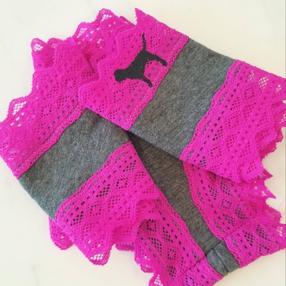 Victoria's Secret PINK Vintage Lace Glitter Extra Low Rise Cheekster Panty NWT - Picture 10 of 13